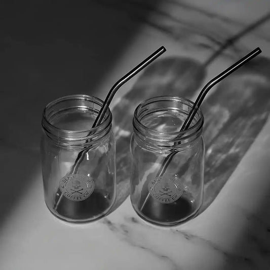 Coal Brew Mason Jar Set